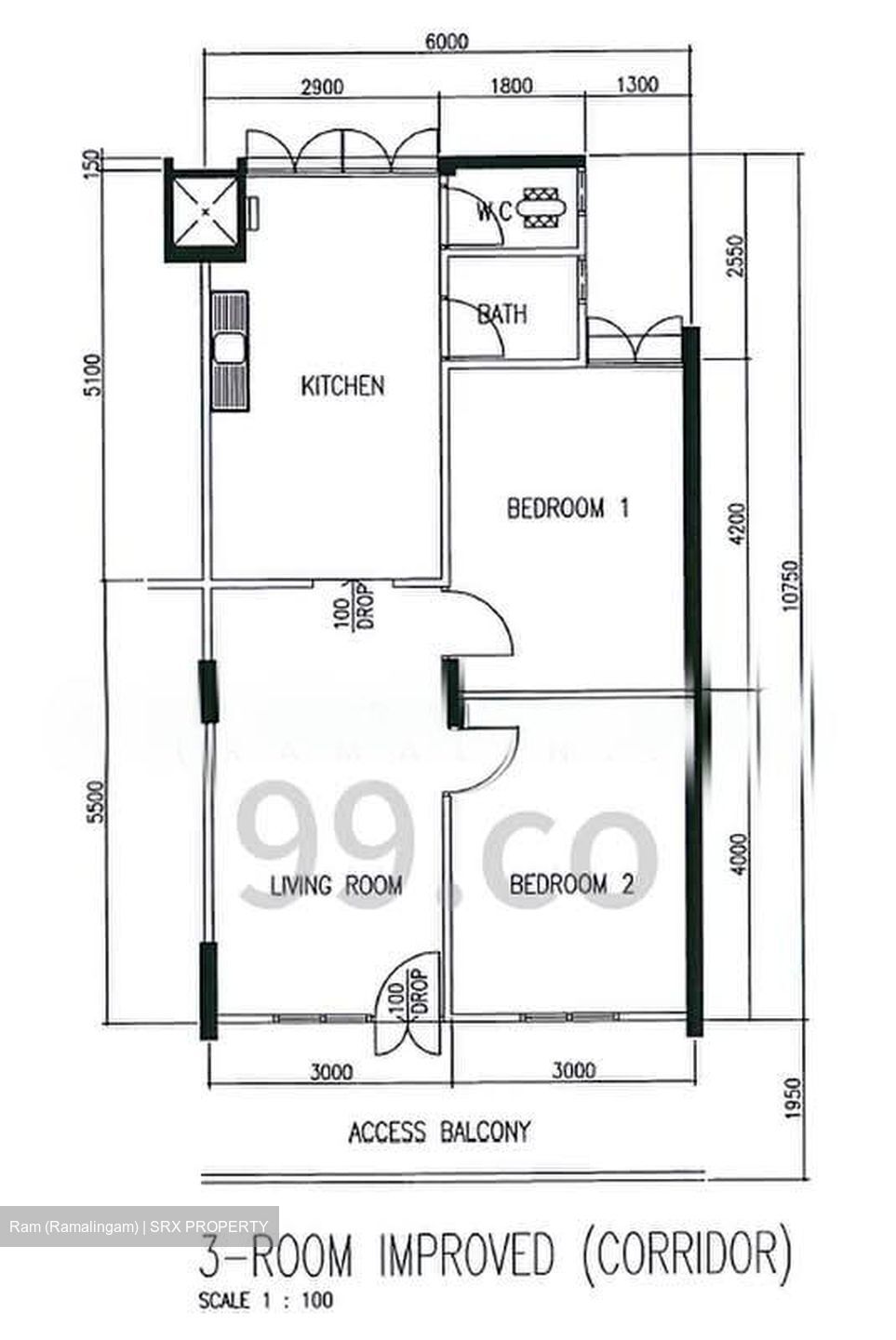 Blk 72 Geylang Bahru (Kallang/Whampoa), HDB 3 Rooms #571413091